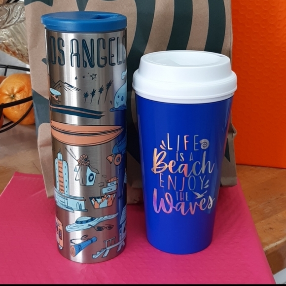 Los Angeles tumbler set